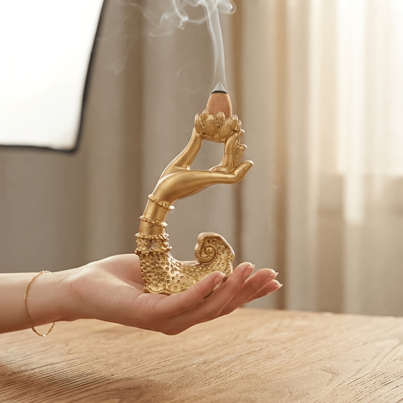 Image of A Finger For Lotus Incense Holder Decorative Ornament