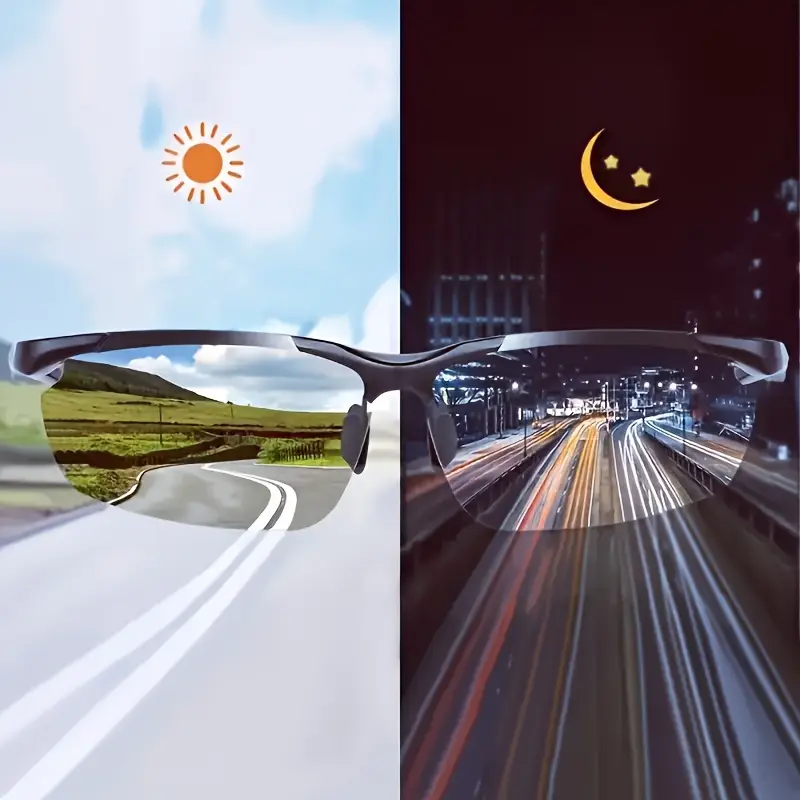 of unisex night driving glasses for at night dual purpose night driving glasses for outdoor fishing cycling outdoor sports details 2