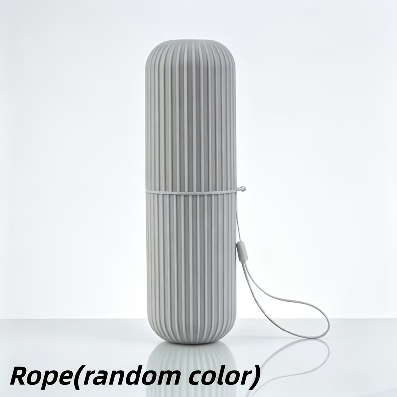 TEMU Gobelet de rangement portable pour brosse à dents et dentifrice avec lanière, 1 pièce | Étui de rangement original en PP épaissi et aux chutes