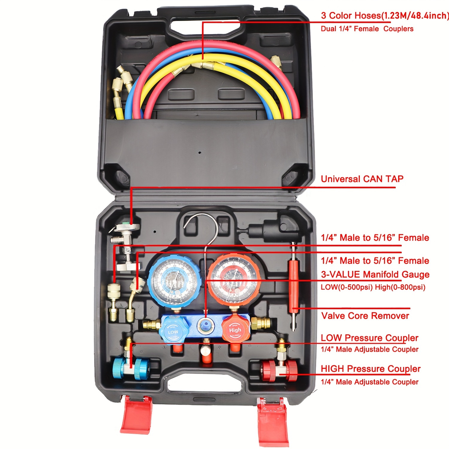 Mythtiger Air Conditioning Diagnostic Tool Kit R410a R22 Temu