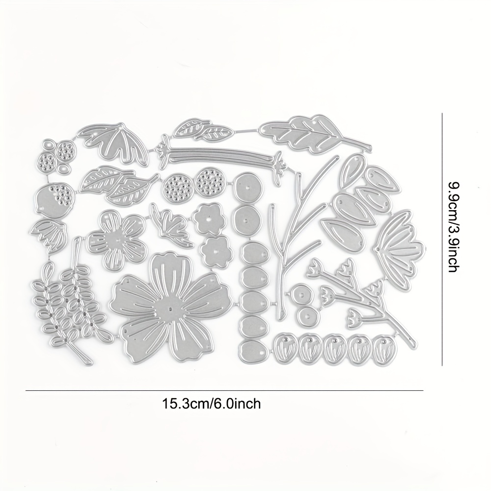 E-shop Craft Prägung Simulation Blume Metall Schneidform für DIY Album Papierkarte Dekoration
