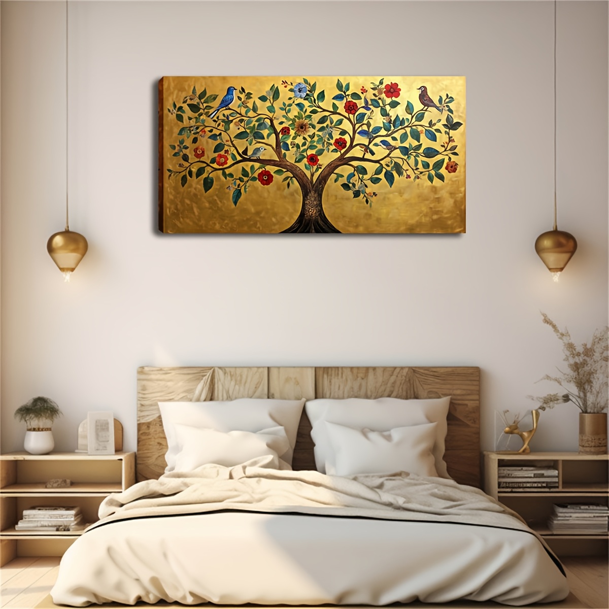 TEMU 2d Flat, 2d Flat, Large Size Canvas Abstract Oil Decorative Painting With Frame, A Red Rose Suitable For Living Room, Living Room, Flower Shop,