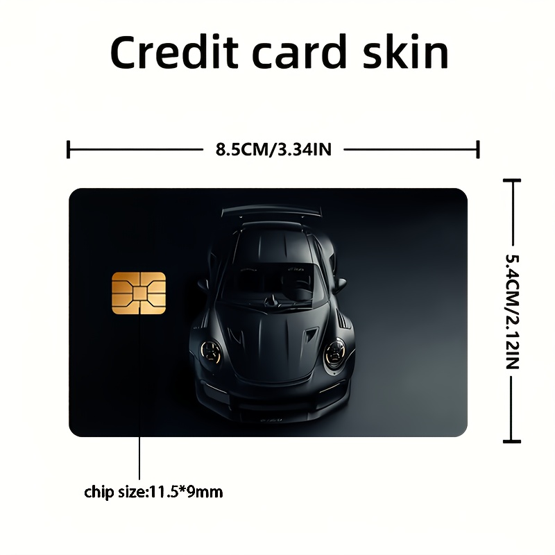 "elegant Sports " Credit Card Sticker Used For Ebt, Transportation, Keys, Credit Cards, Debit Cards, Card Skins, Protect Bank Cards, No Bubbles, Suitable For Small Chip Cards