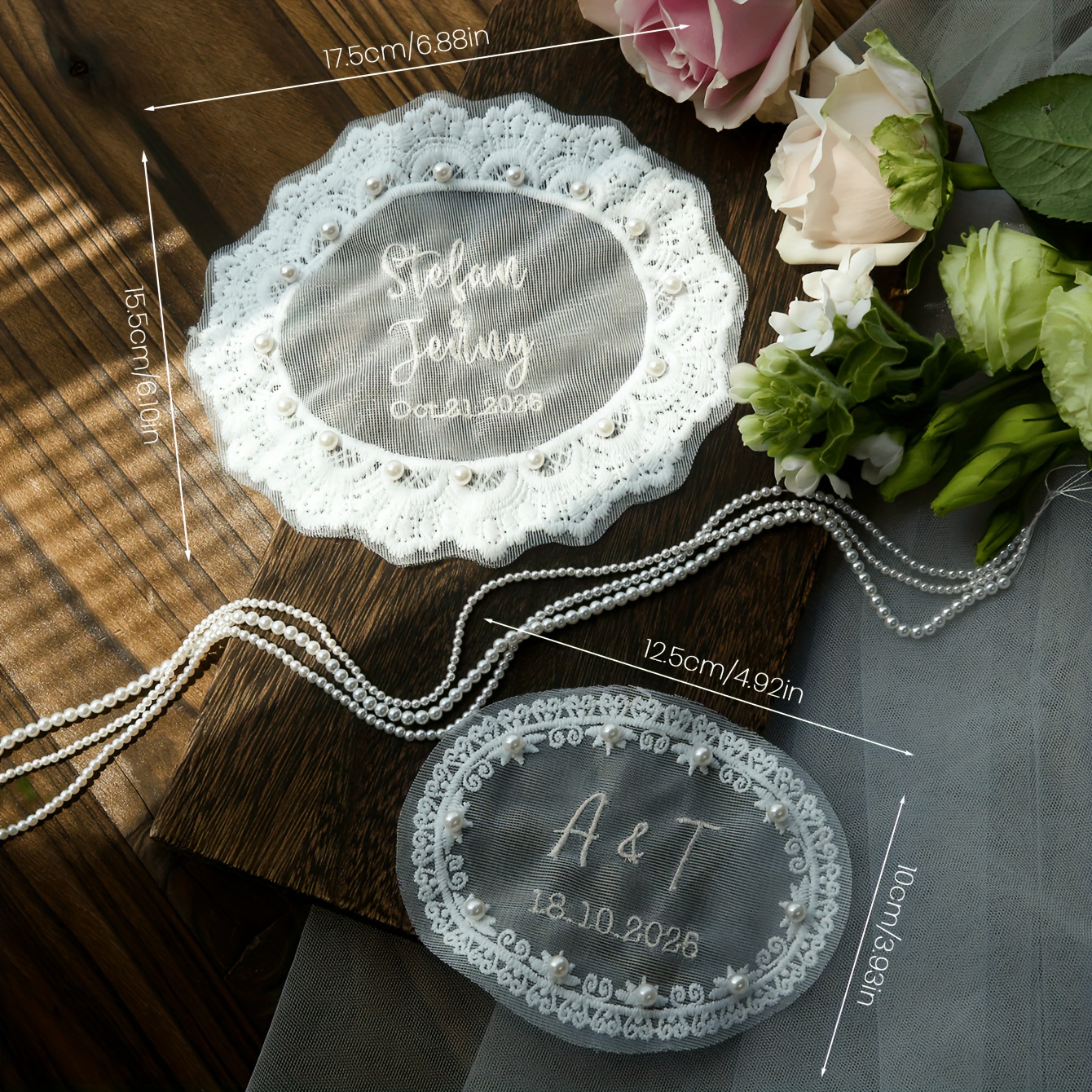 wedding dress labels embroidered Wedding Dress Label