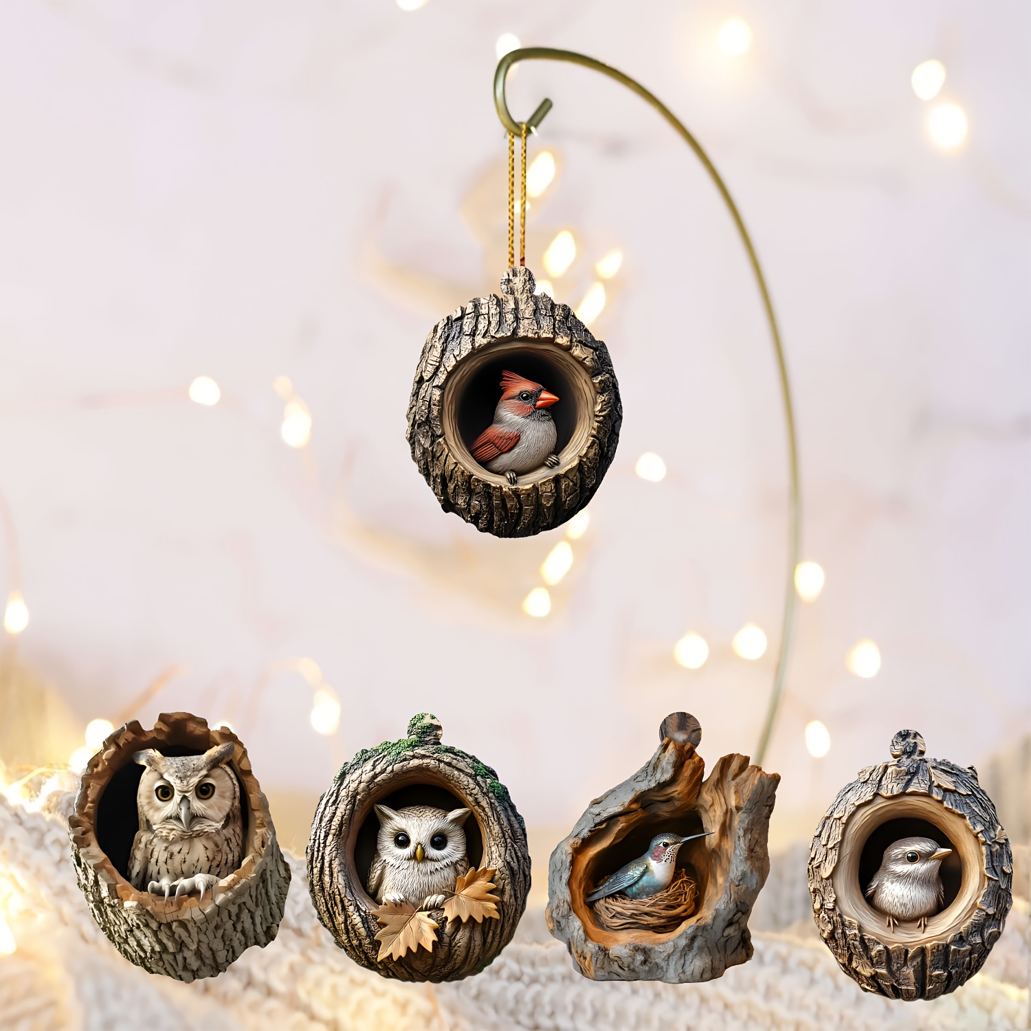 

Set Of 5 -in-tree Pendants, Hanging Ornaments, Decor For Christmas, New , Universal , No Needed For , ,