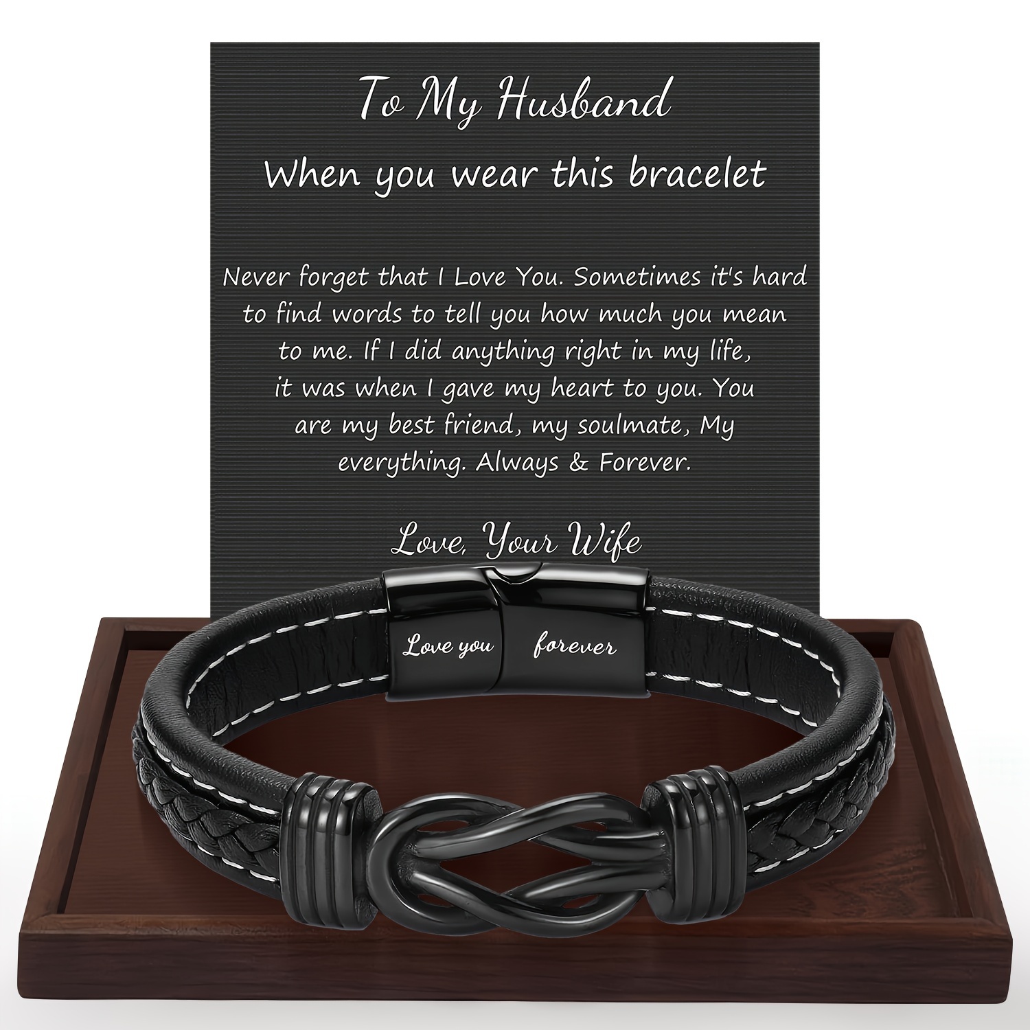 

1pc Bracelet For Husband, , , & , For Christmas, , 's, Father's Day From Wife