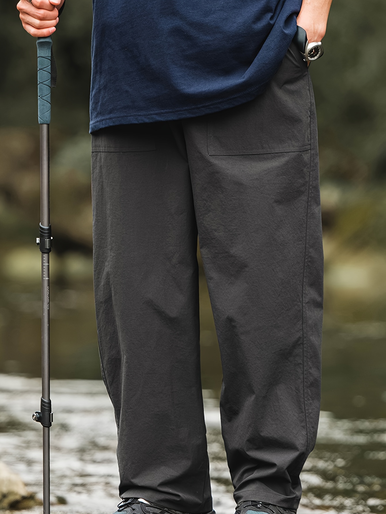 men's casual straight fit trousers 100% polyester non - Temu men's casual straight fit trousers 100% polyester non - Temu