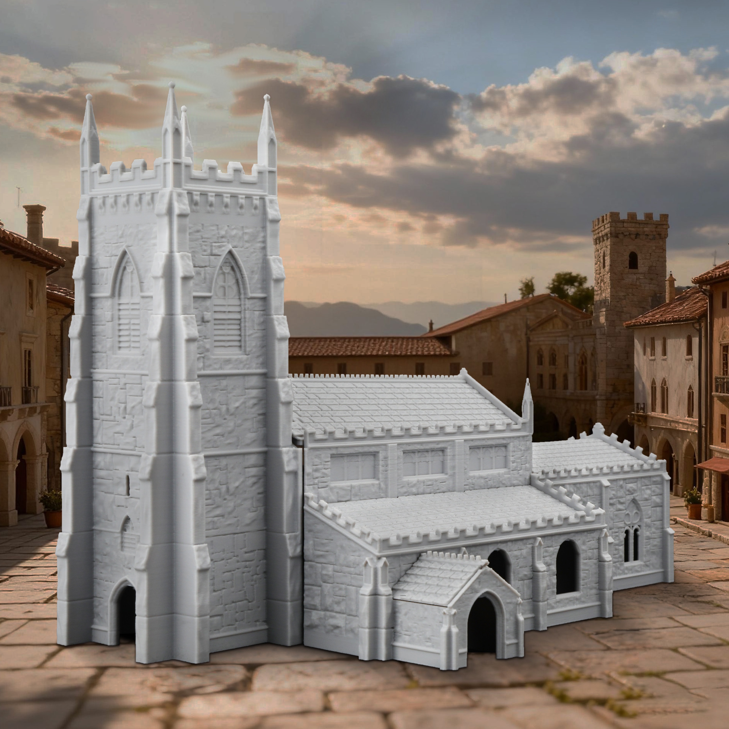 Gothic Cathedral Model Kit for Tabletop Games