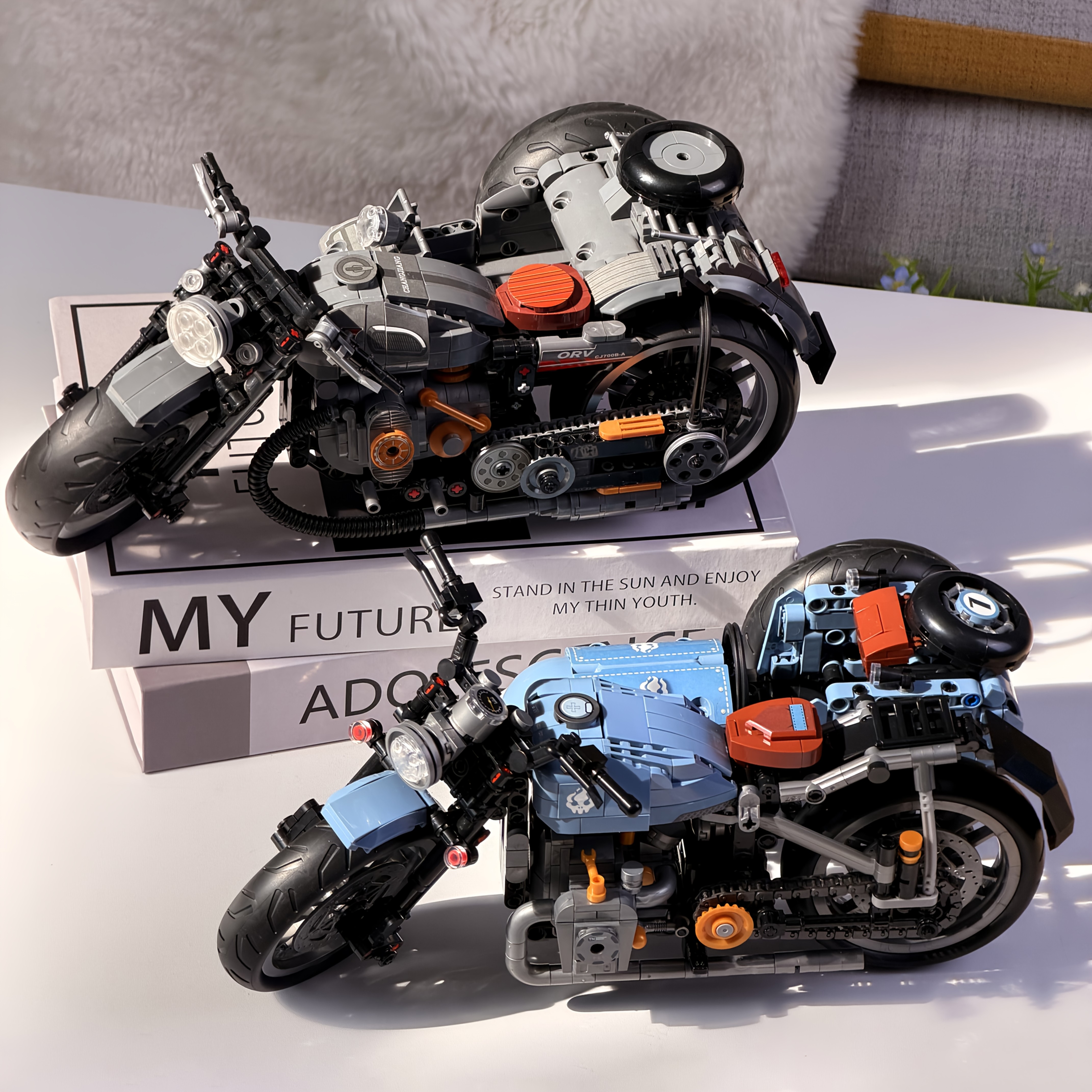 Motorcycle Building Blocks Set for STEM Education