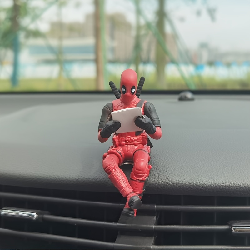 1pc/3pcs Set of Marvel Avengers Deadpool Models, Deadpool Sitting Posture And Lying Postureuxeys, Car Decoration