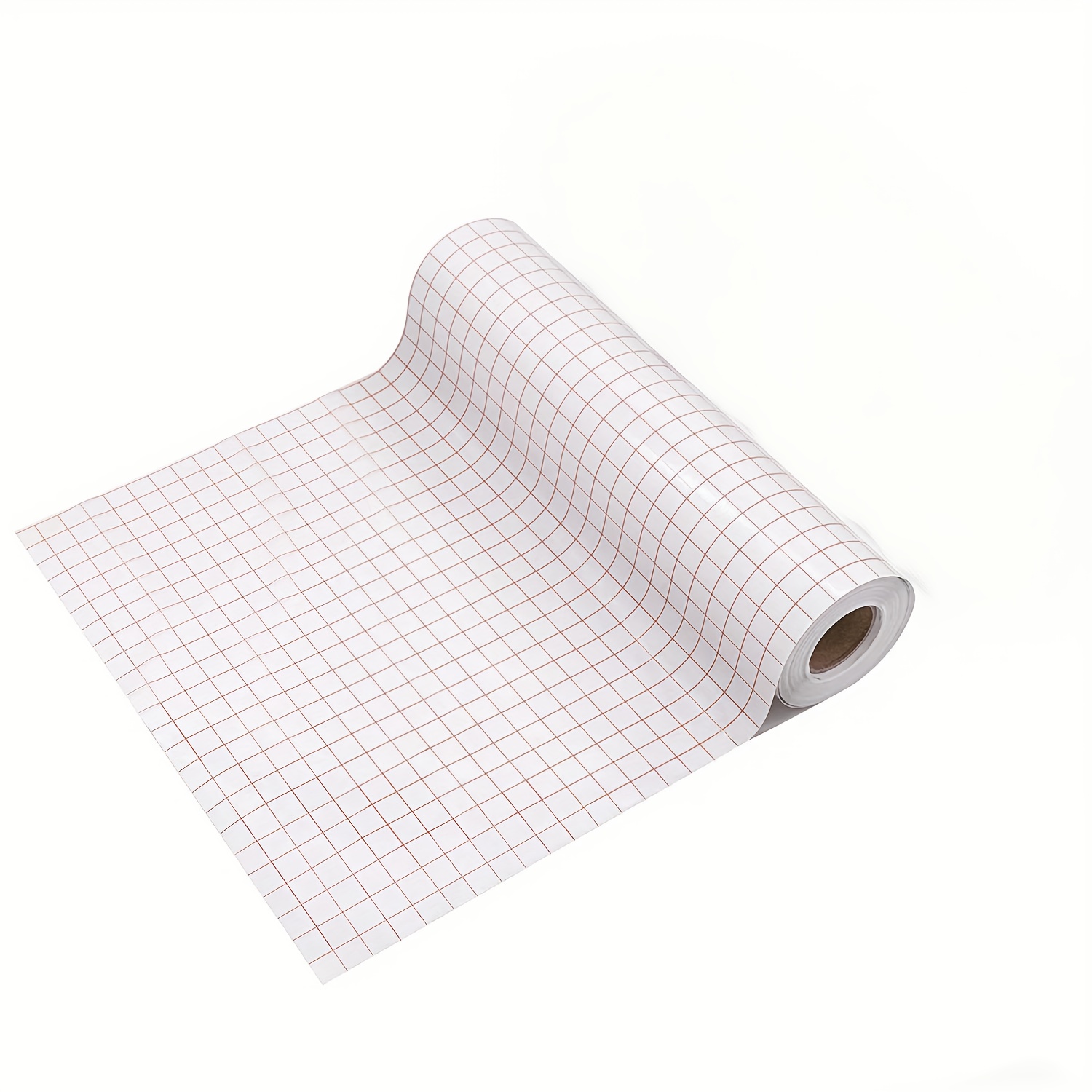 E-shop 1 Rolle 197-Zoll Klare Vinyl-Übertragungsband mit Ausrichtungsgitter - Präzisions-Schnittmatte für , DIY-Aufkleber, Schilder, Fenster &