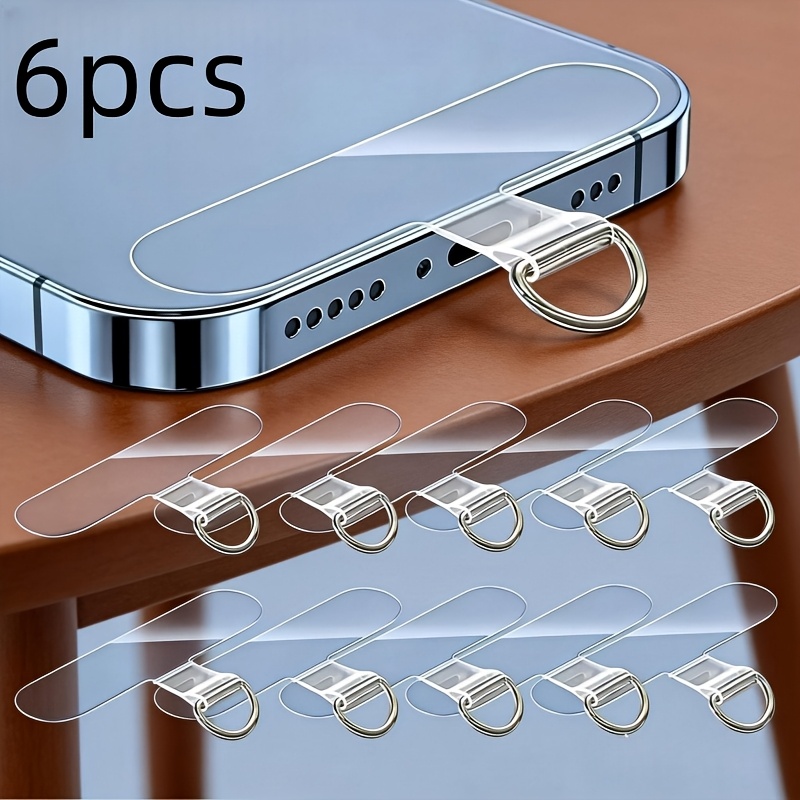 Temu – TEMU Set Of 6 Universal Phone Lanyard Card Pads, Compatible With Phone Cases For Iphone And Devices