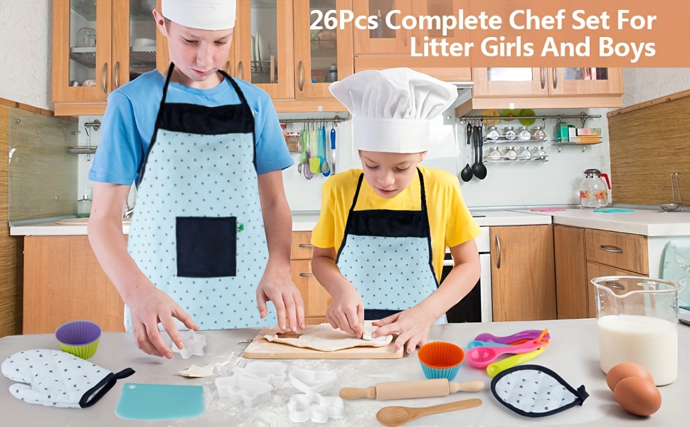 Tablier Et Chapeau De Chef Pour Enfants Cadeaux Pour Enfants