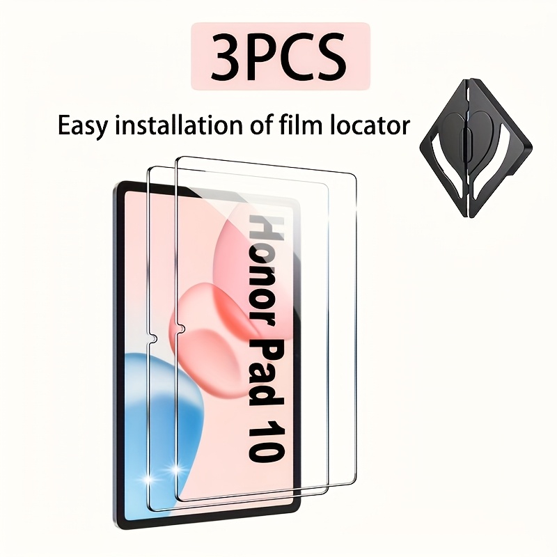 TEMU Confezione da 3, Pellicola in Vetro Temperato per Huawei Honor Pad 10 12.1 pollici 2025 - Durezza 9H, HD, Antigraffio e Resistente alle Cadute,
