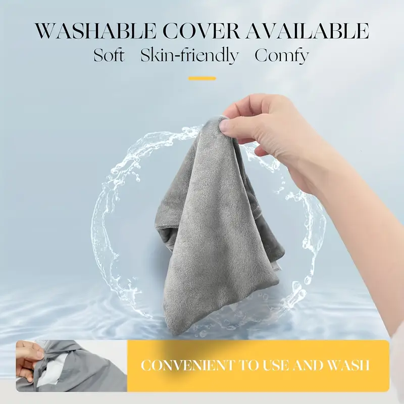 microwave heat pad with washable cover heat packs for relaxation wheat bags microwavable for in muscles joints cramps 44 13 5cm soft weighted neck warmer for hot cold compress Product details 8
