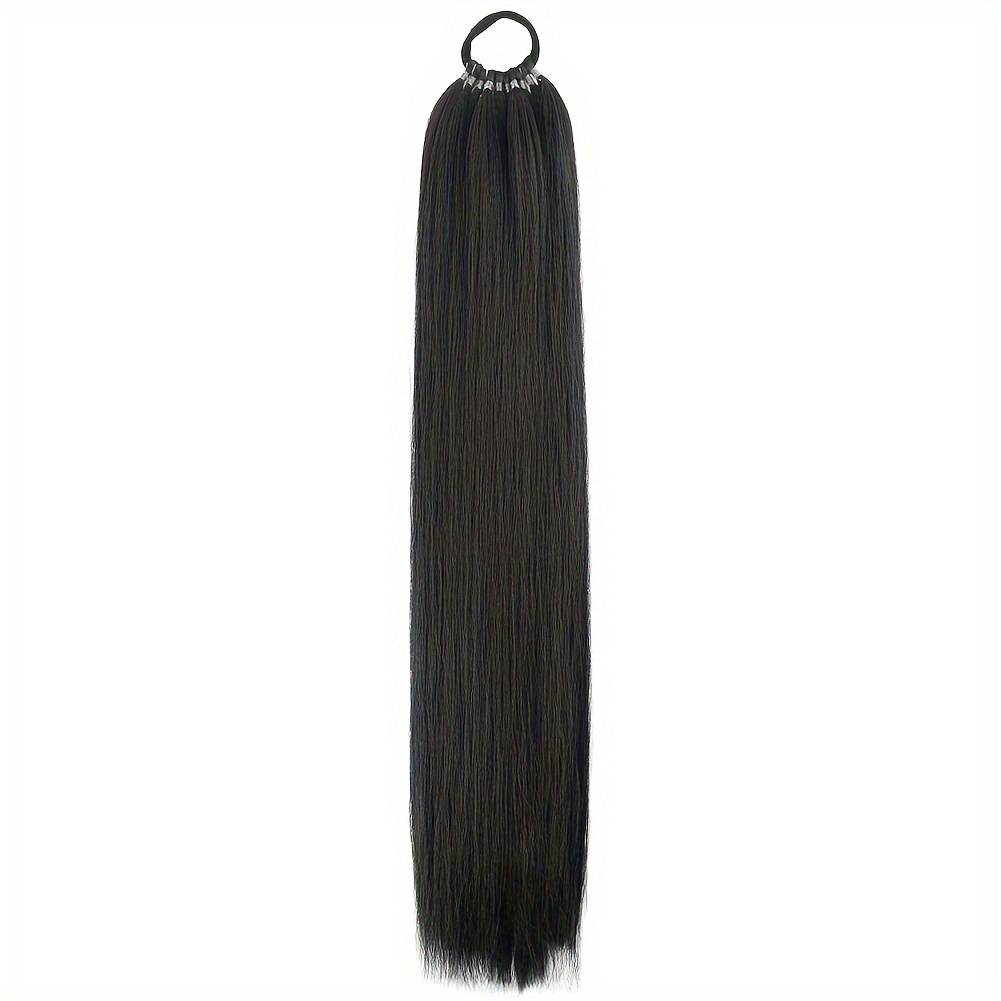       inch synthetic ponytail extension with hair tie for   for daily party and festive occasions details 6