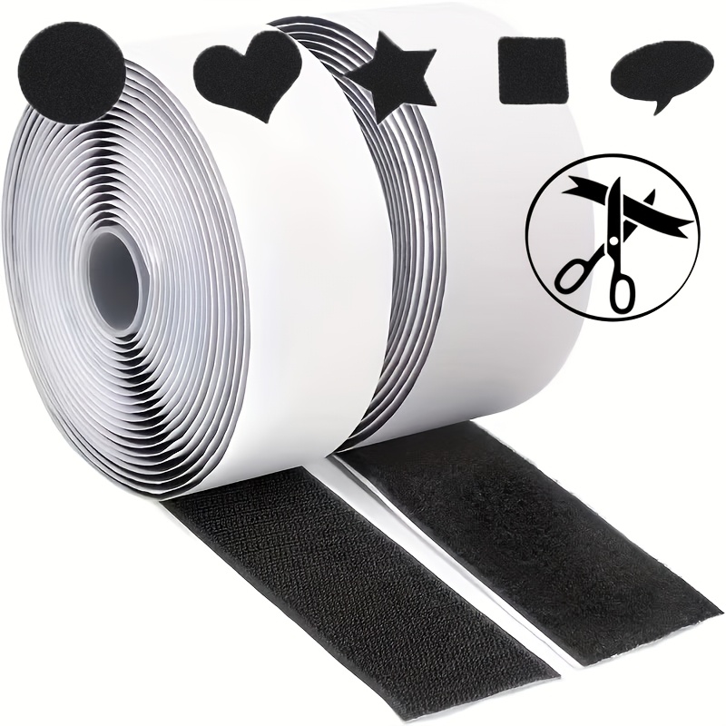 TEMU 2 Inch X 19.7 Ft Sticky Back Strips, Heavy Duty Self Adhesive Mounting Tapes With Strong , Classroom Must Have Teacher Supplies For Handmade