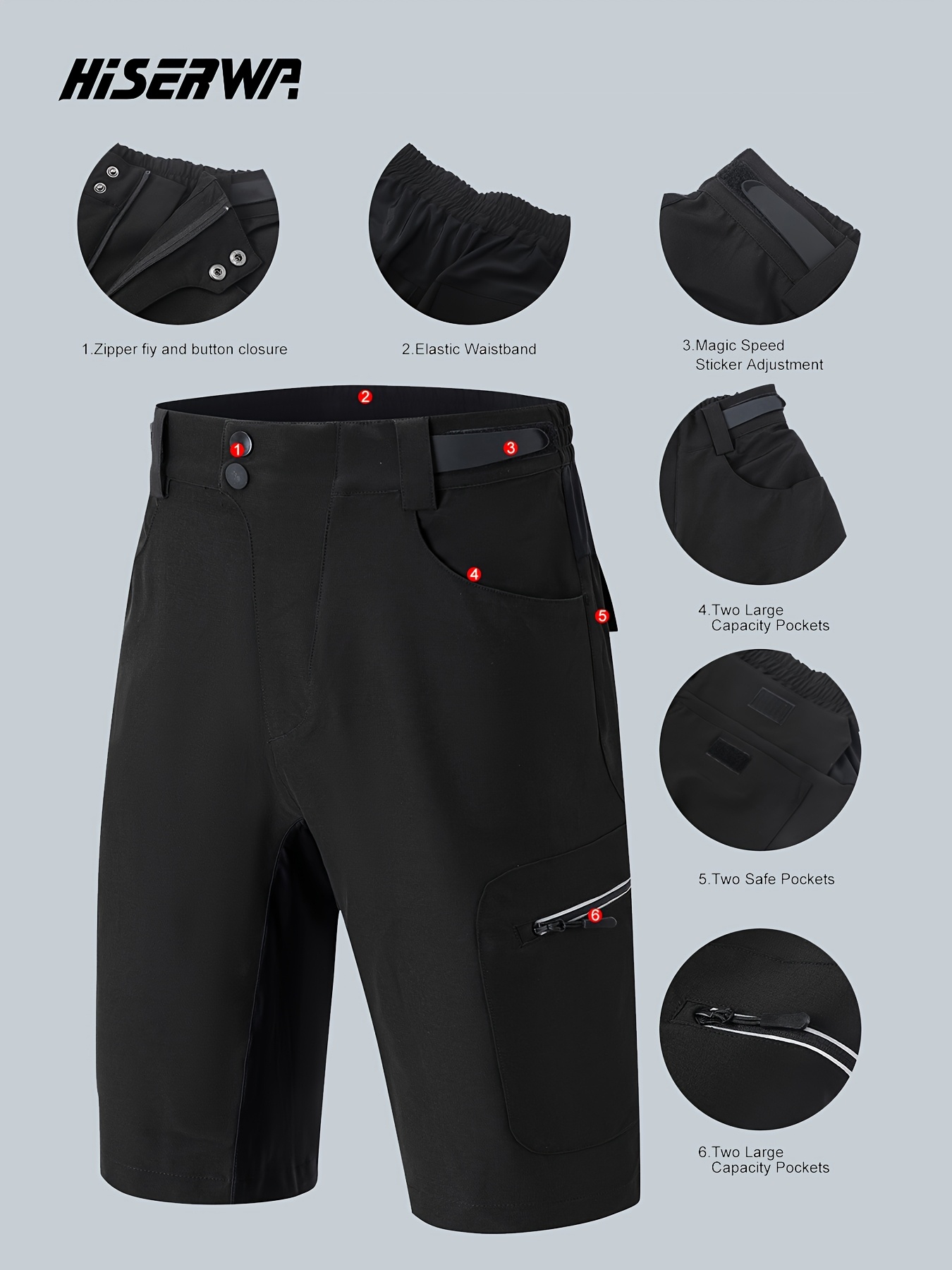 Short De Vélo Homme Fond Ecomax 18 NOIR NAKAMURA | INTERSPORT