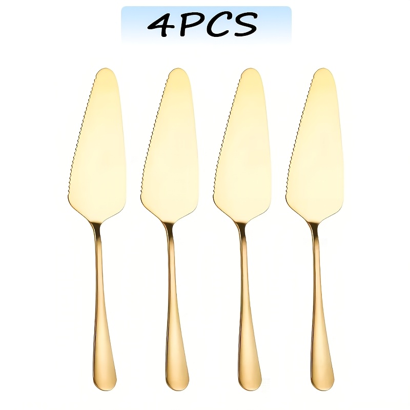 Stainless Steel Pie/Tart Servers, 4pcs Set