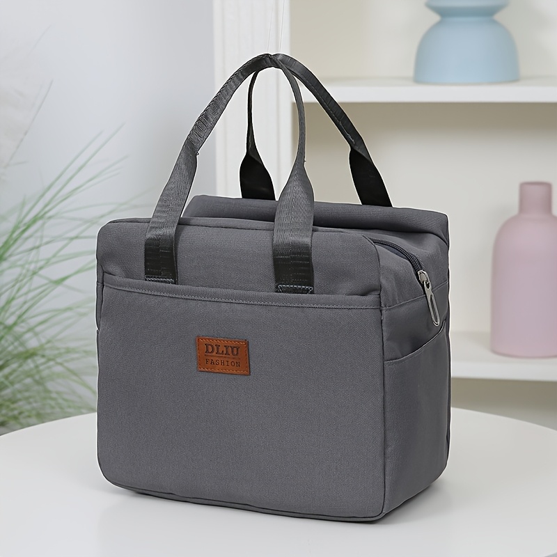 TEMU Nuovo Arrivo, Borsa a con Zip in Tessuto Oxford , Borsa da , Borsa per Lunch Box, Borsa Bento, Borsa Tote, Borsa per la Conservazione del Lunch