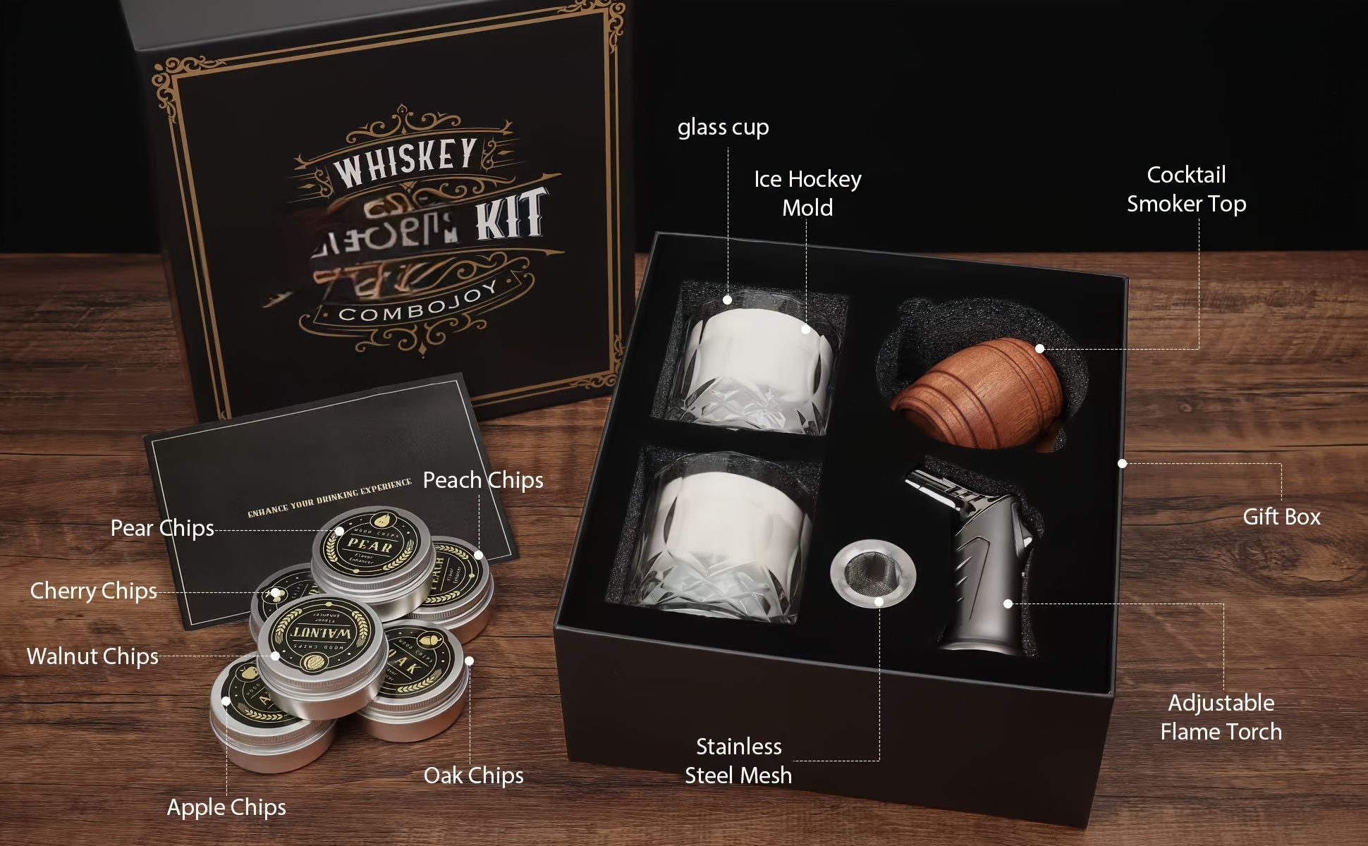 Complete Whiskey Smoker Set