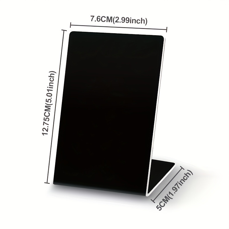 Image of Gifts For Teachers' Day 1/3/5pcs Black Pvc Nfc For Reviews - Reusable Display Stand With Colorful Stars, Compatible With Iphone & , Ideal For Business Reputation Management
