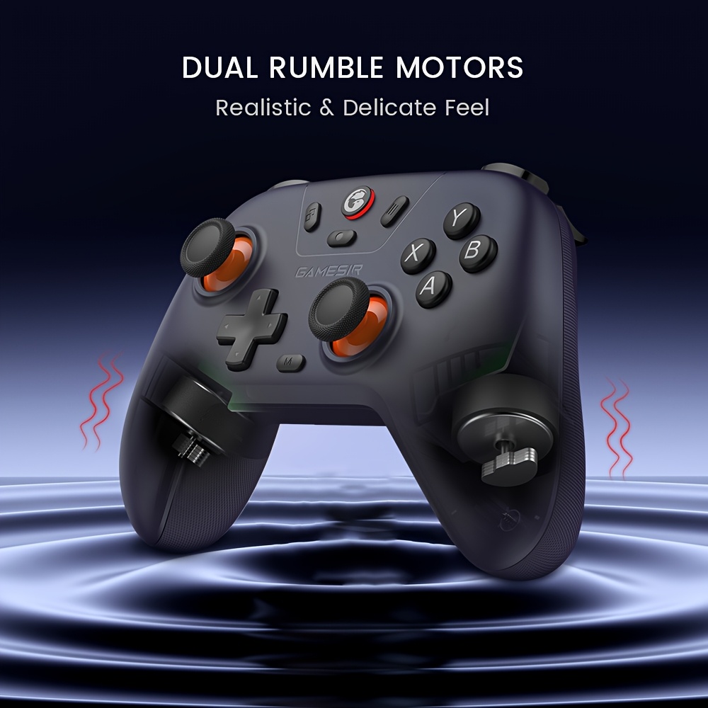 Gamesir Nova Lite Wireless Controller: Compatible with Windows PC, for Iphone, Android, Switch, And Steam Deck, Equipped with Hall Effect Triggers, Turbo Function, And Rumble Vibration, Supporting Wireless, Wired, And Dongle Connectivity