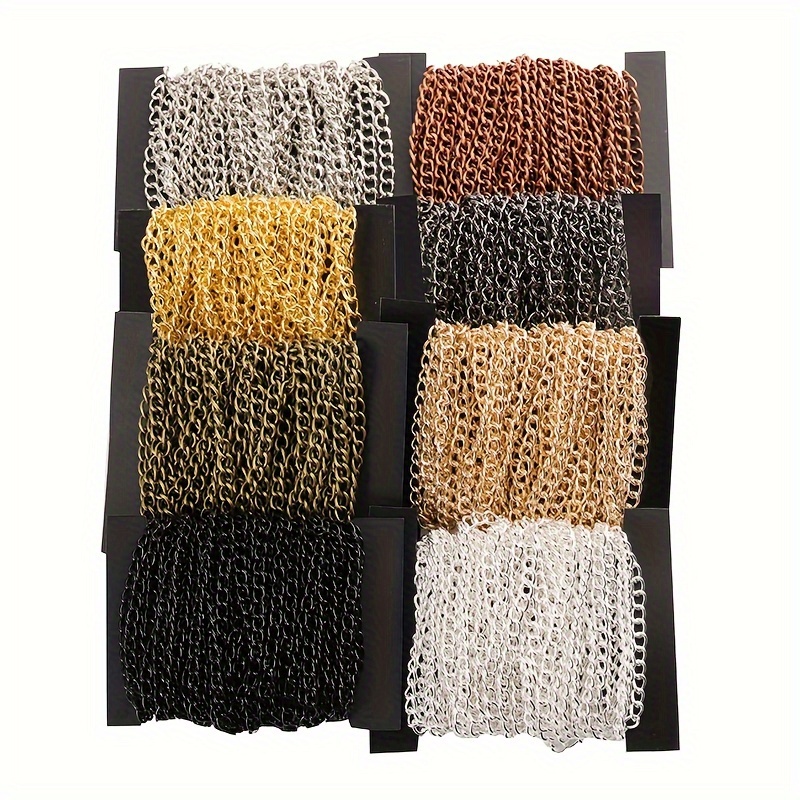   metal flat 2 5mm extension chain for necklace bracelet   making accessories wholesale 0