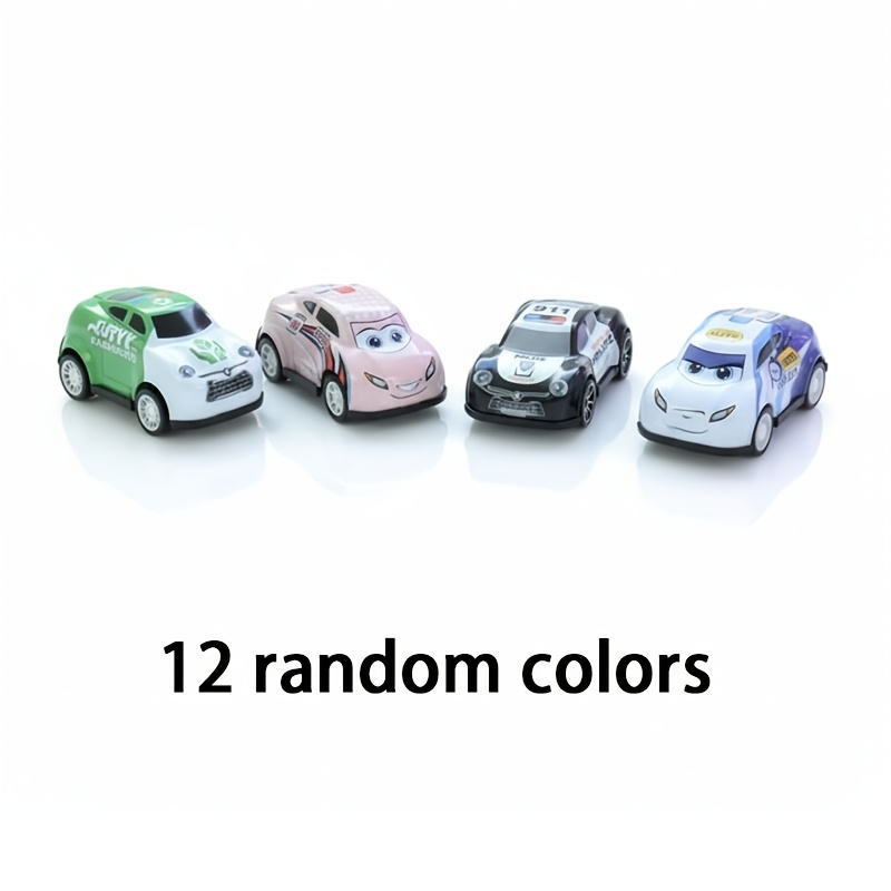 12pcs Random Racing Car Toy Set, Mini Vehicles