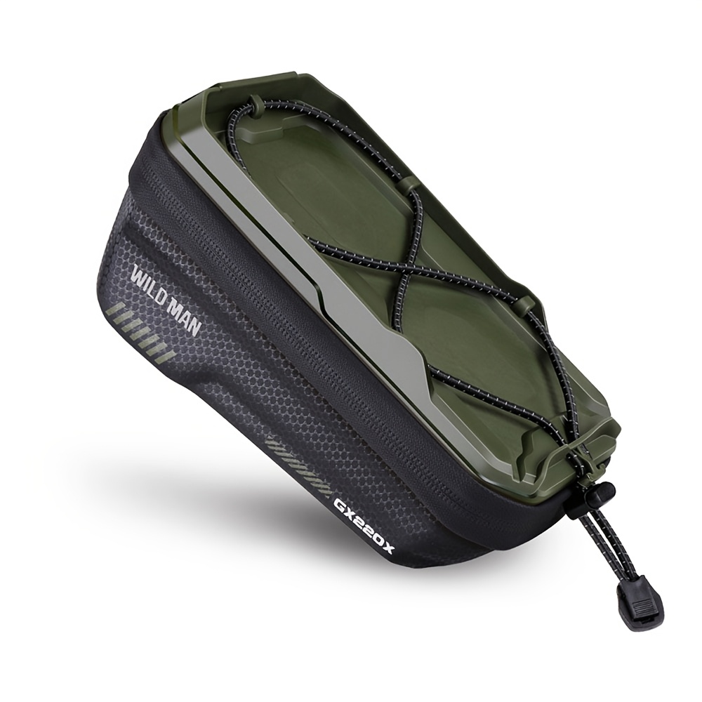 Quick Release Bike Handlebar Bag, Eva Hard Shell Bag For Bicycle, 1l Large Capacity Cycling Accessories