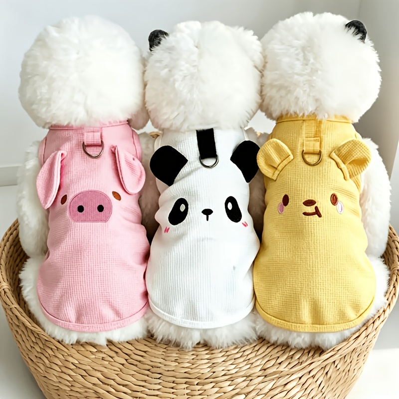 2pcs Spring Summer Clothing Set for Small to Medium Dogs