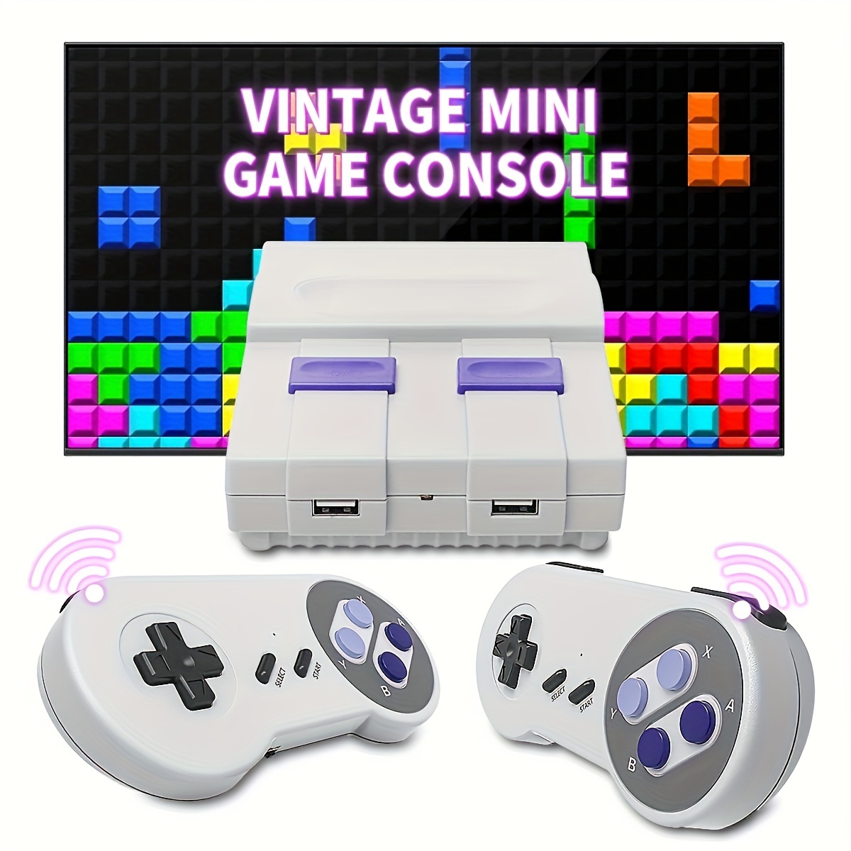 

Sn-01 Classic Console With 500 Nes Games Built-in, Classic Mini Hd Tv System, Classic Video Game Entertainment System, Christmas And Gifts