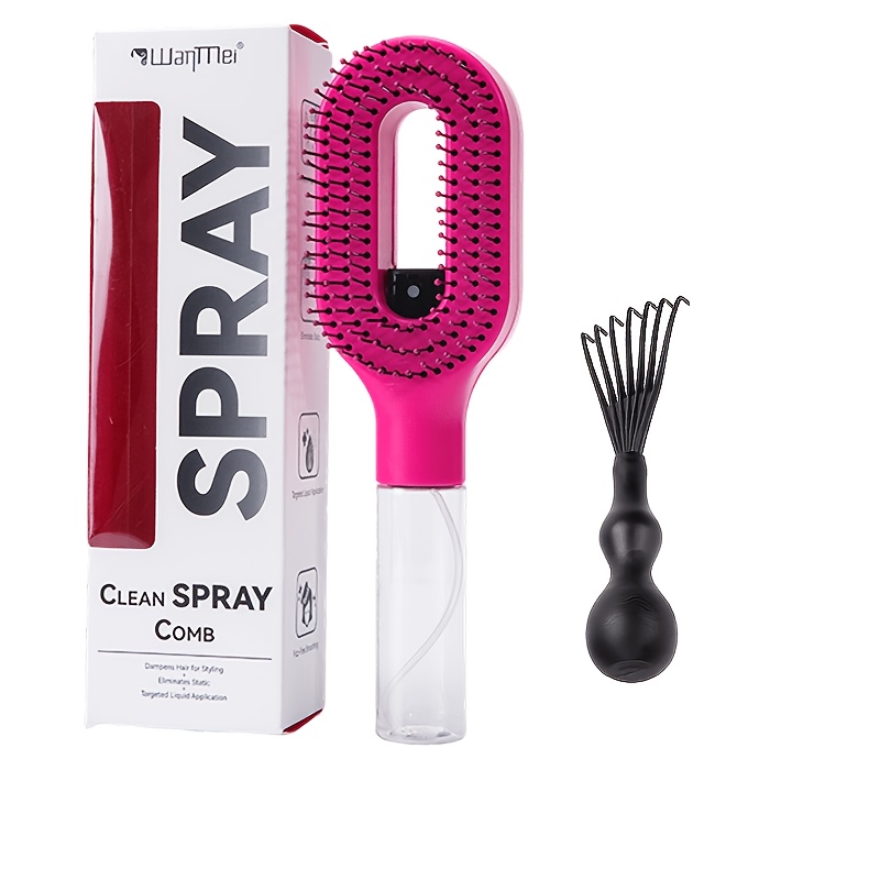 2pcs Spray Hair Brush Set with Hollow Vented Fast Drying Brush