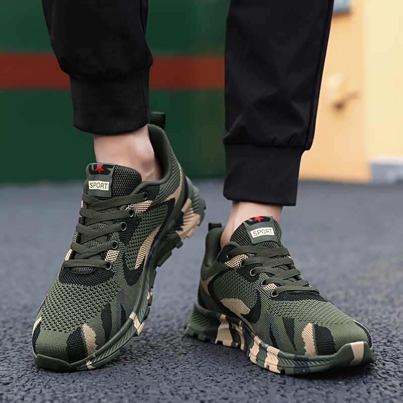 Fashion Military Sneakers Camouflage *'S Sneakers Breathable Mesh