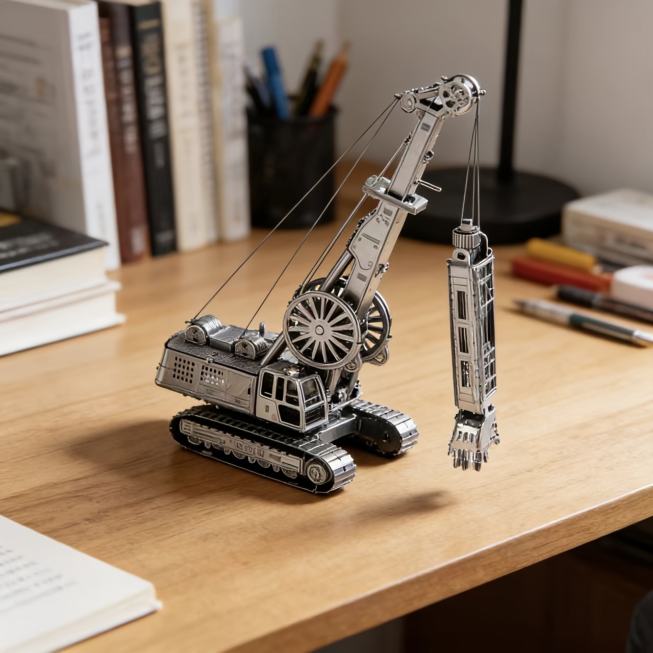Metal Puzzle Assembly Toy Model of Engineering Vehicles
