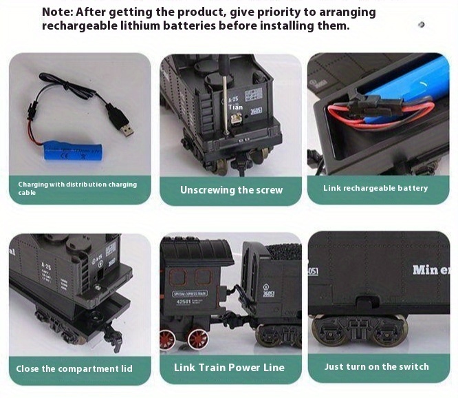 Electric Train Set for Kids Ages 3+ Real Smoke LED Lights Train Sounds Interactive Bridge Track Long-Lasting Battery Parent-Child Play Collectible Toys Christmas Birthday Gifts for Boys Girls