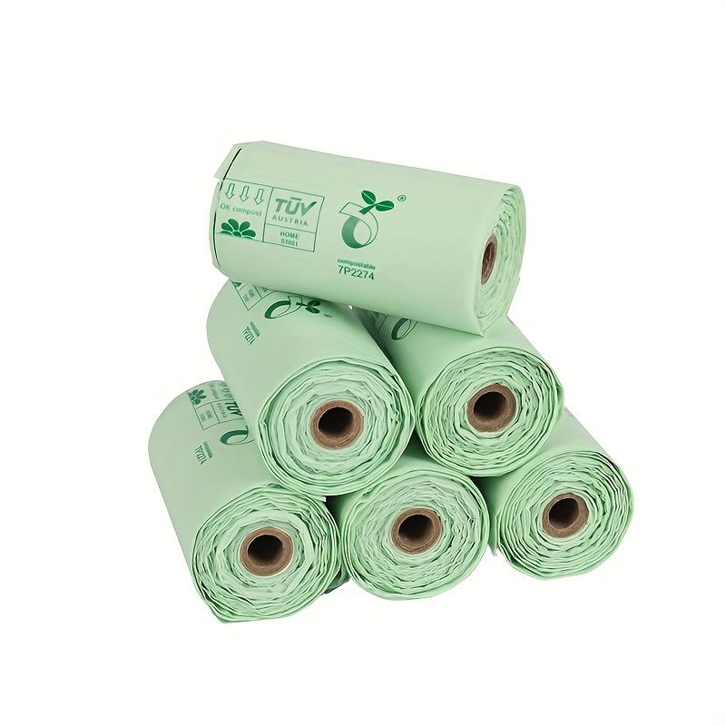 dog   bags with handles 80pcs 8rolls 160pcs 16rolls pet waste bags thick leakproof plant based  