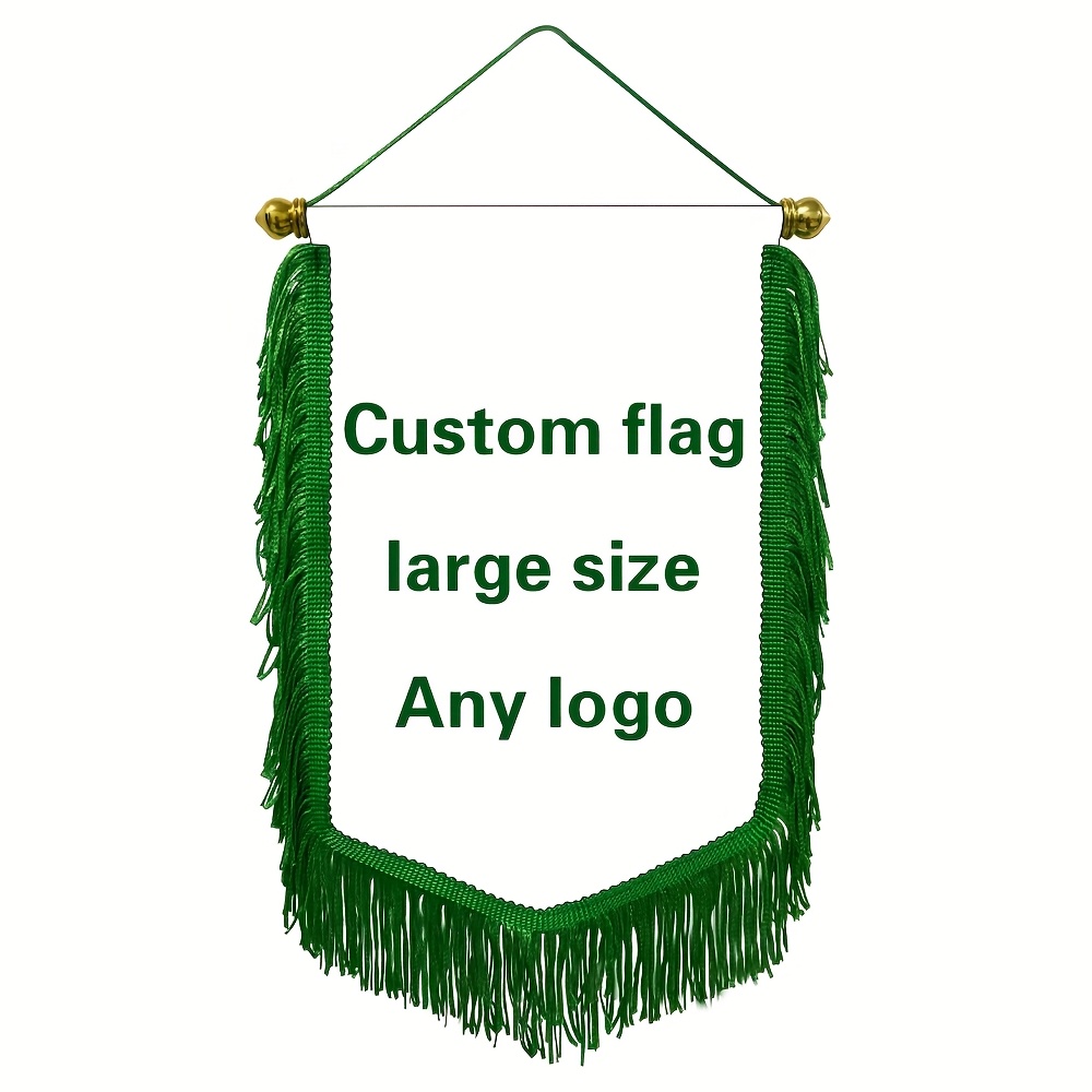 E-shop 1 Stück personalisiertes doppelseitiges Foto- und Textbanner – langlebige Polyester-Dekoration, beidseitig bedruckt, geeignet für Gärten,