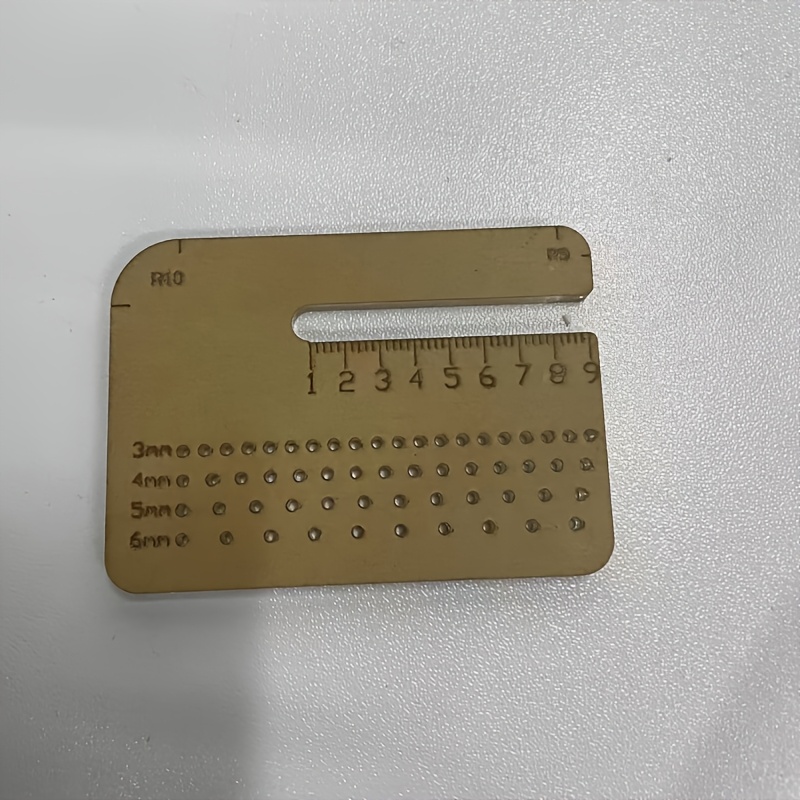 A Thickened Multi-functional Cutting Tool, Acrylic Cutting Distance Ruler, Transparent Cutting Guide, Leather Punching Tool