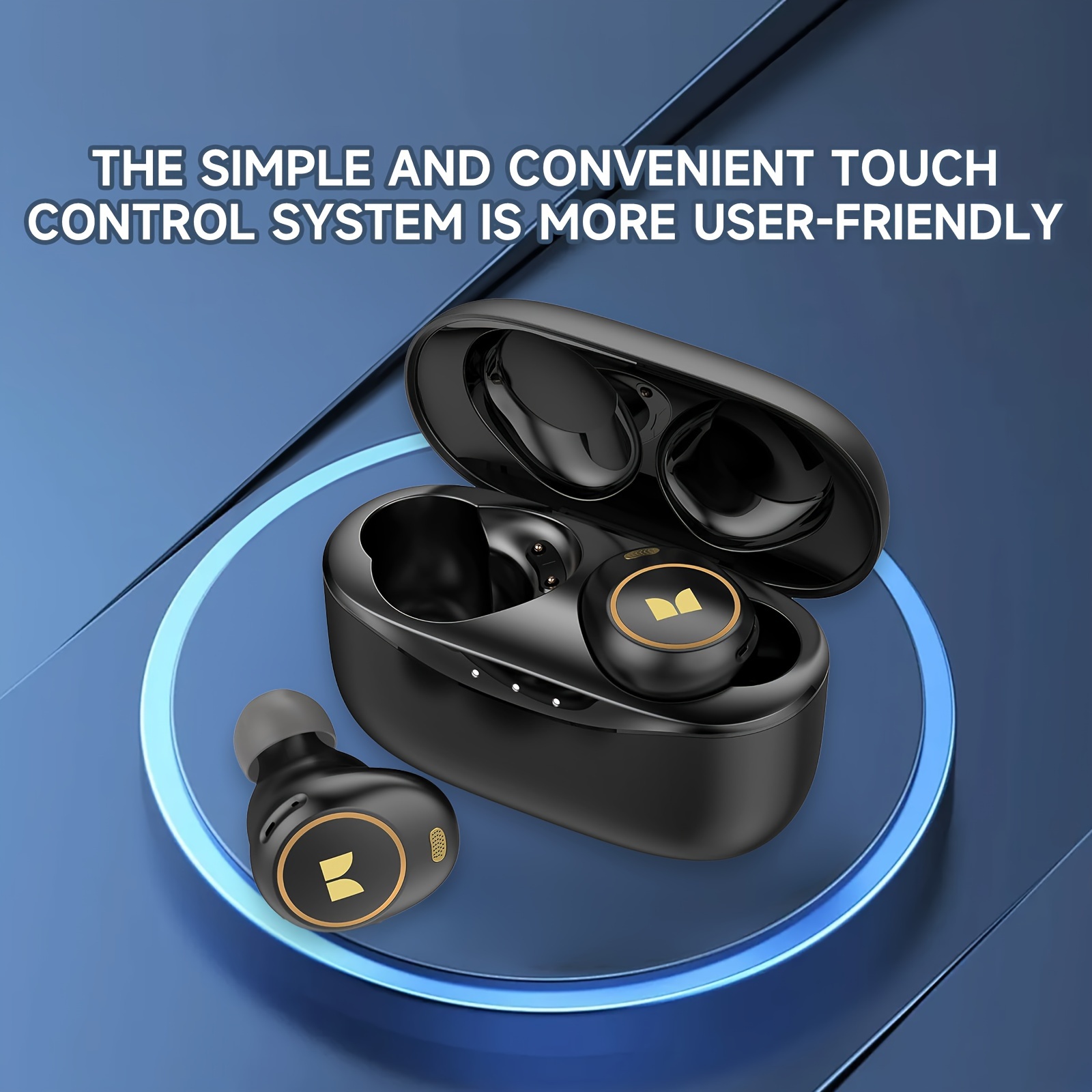 

Monster Wireless Earbuds - True Wireless Earphones With Usb-c Fast Charging Case, Built-in Mic For Clear Calls, In-ear Design, Ideal For Active Lifestyles