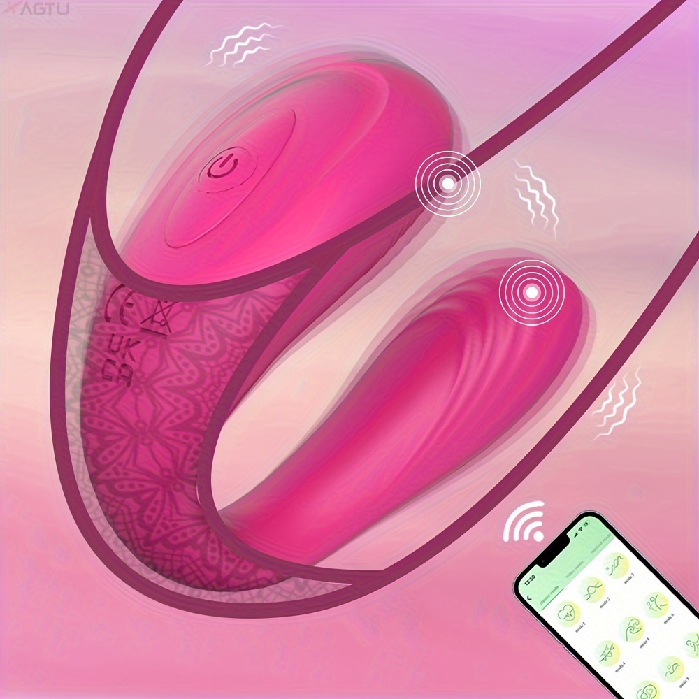 tragbarer   für den g-punkt der klitoris für frauen, panty-couples-  mit app-fernbedienung, 9 vibrationsmodi, dual-vibrations-g-punkt-klitoris- -stimulator-massagegerät, erwachsenen-sexspielzeug für frauen Produktdetails 9