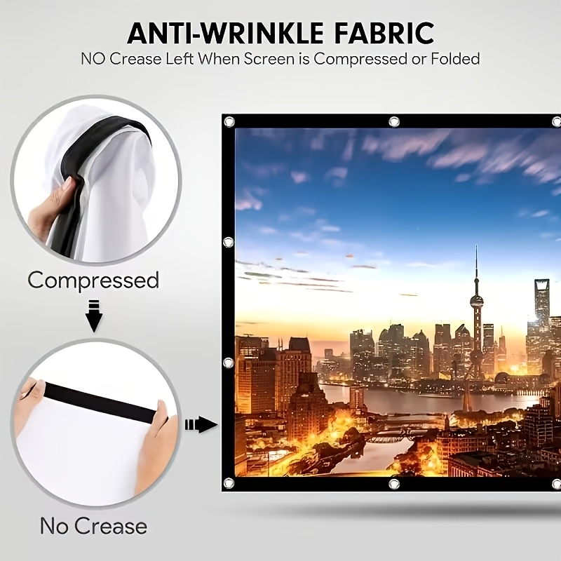 40-Inch Portable Foldable Projector Screen