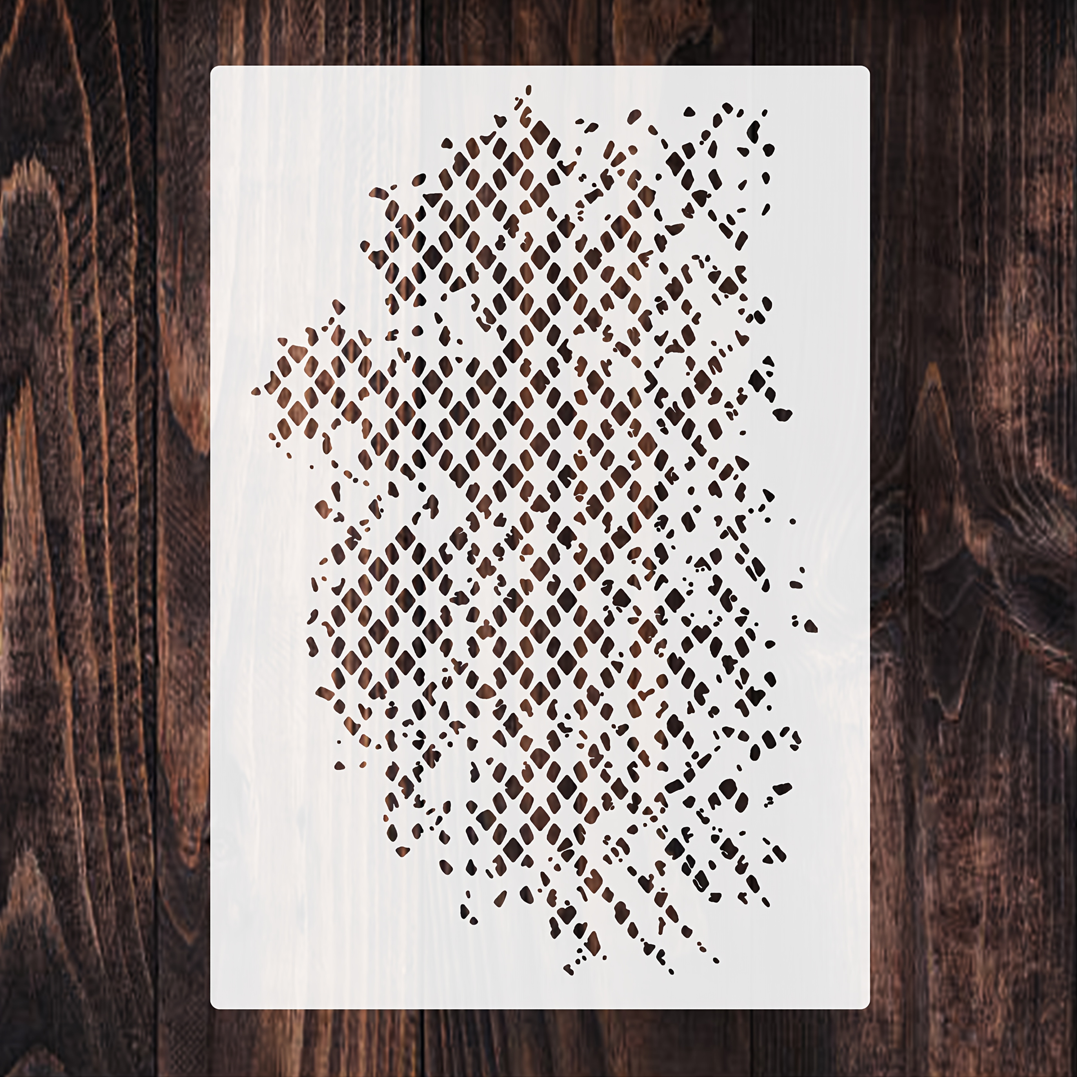 TEMU Large-sized Art Grid Painting Stencil, Washable And Reusable. Ideal For Diy Crafts, Art Design, Painting Projects, Spray Painting, Furniture