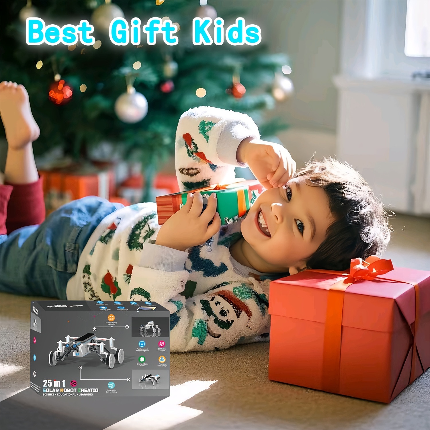 25 in solar powered robot building kit Temu United Arab Emirates