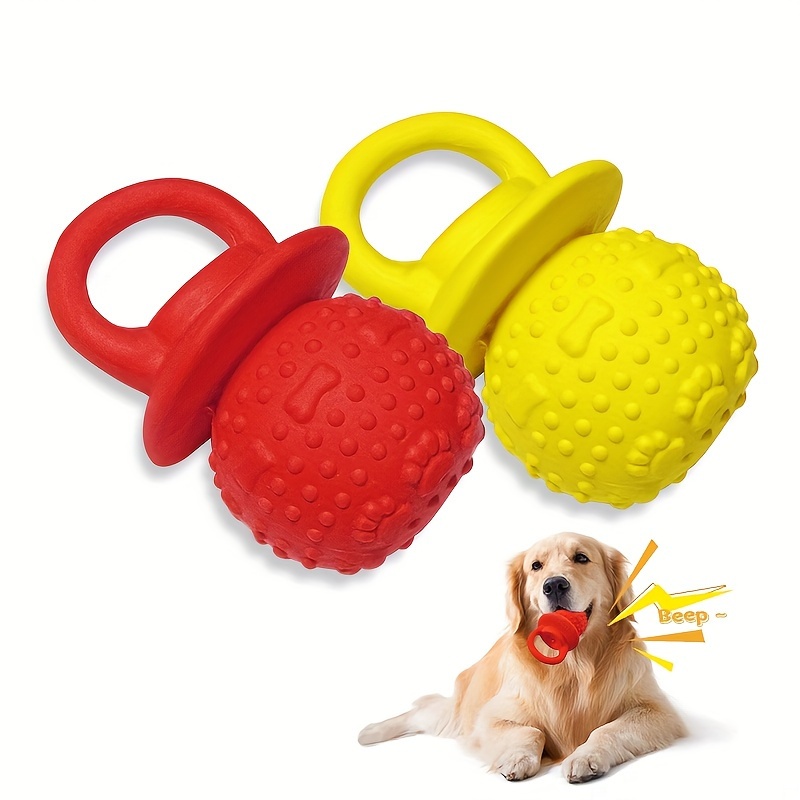 Amazon Rubber Pacifier For Dogs 1/2pcs Pacifier Squeaky Dog Toys