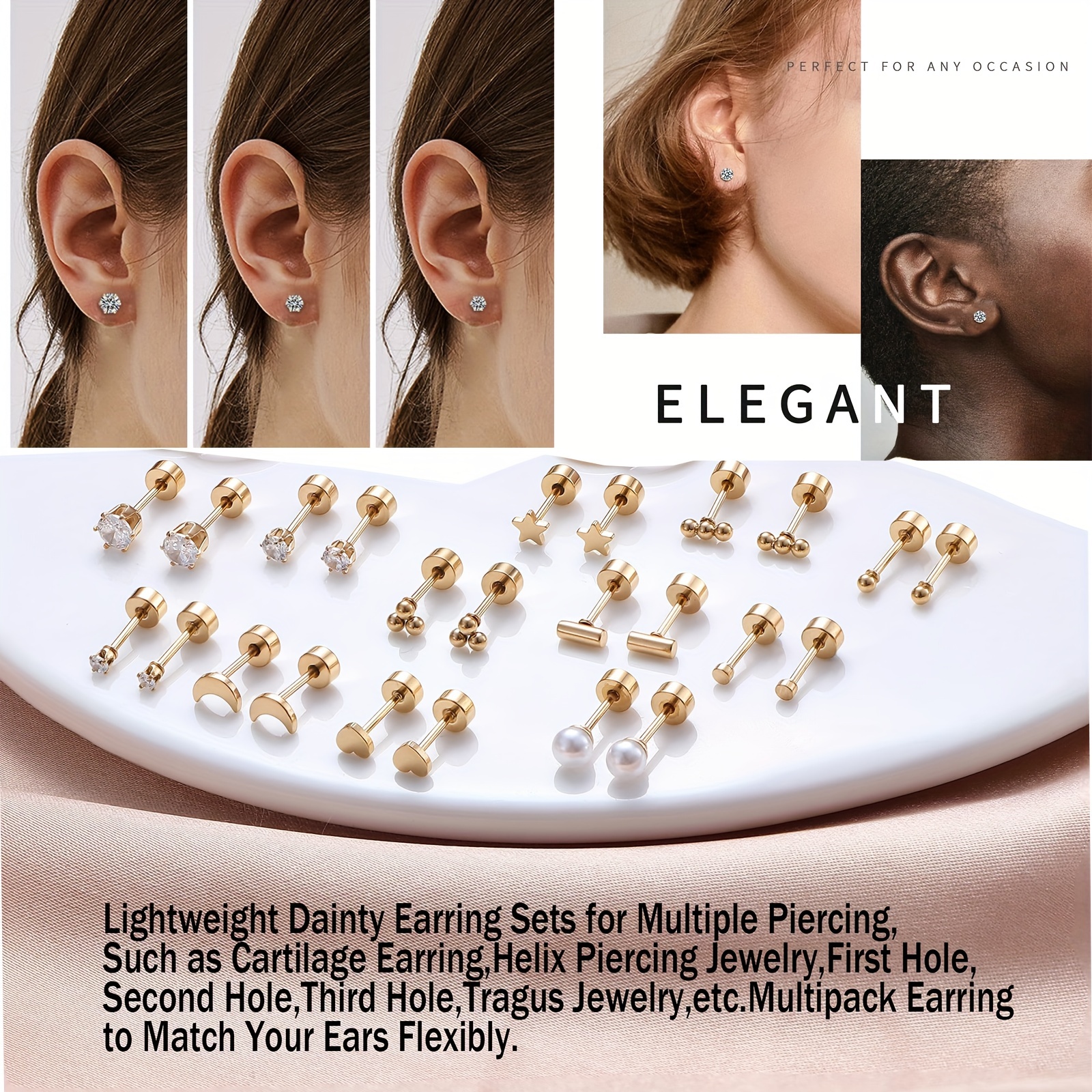 Earlobe Piercing First Second And Cartilage Piercing Cartilage