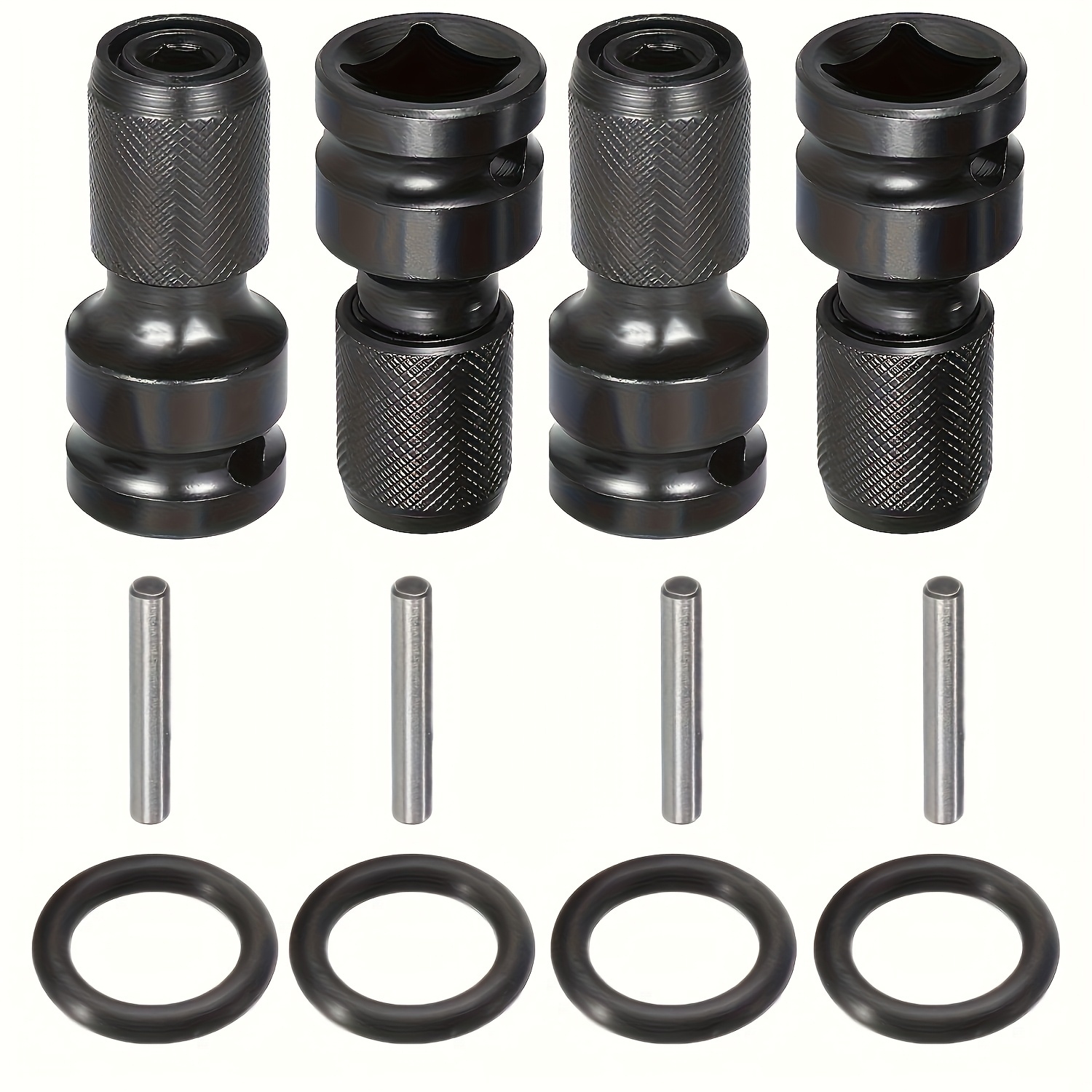 TEMU A Set Suitable For 23 - Heavy-duty Quick-release Hex Adapter - Chuck, Compatible Wrenches, Ratchets, Electric Drills - Suitable For Automotive,