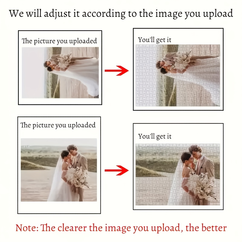 DIY Custom 1000pcs Puzzle with Your Own Images, Personalised