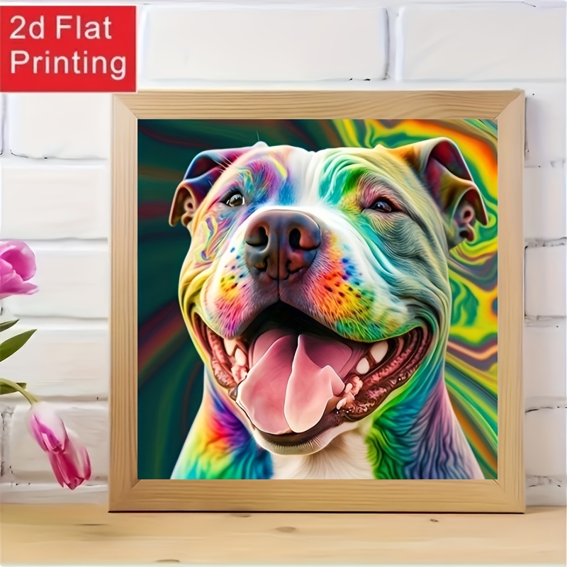 Image of 2d Flat Printing Diy Diamond Painting Kit - Frameless, Multiple Sizes - Perfectly Suitable For Wall Decoration