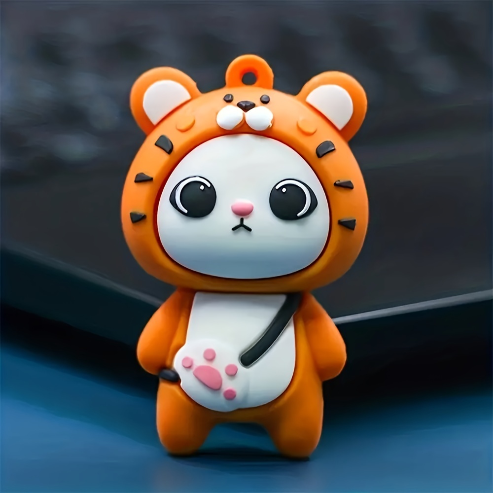 

Cute Tiger Cartoon Flash Drives In 4gb, 8gb, 16gb, And 32gb ., |character Themed Usb|cute Aesthetic